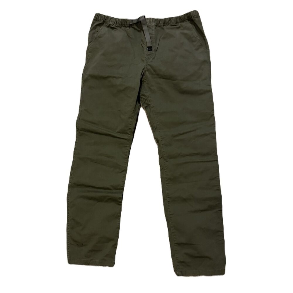 Prana Olive Green Drawstring Chino Pants